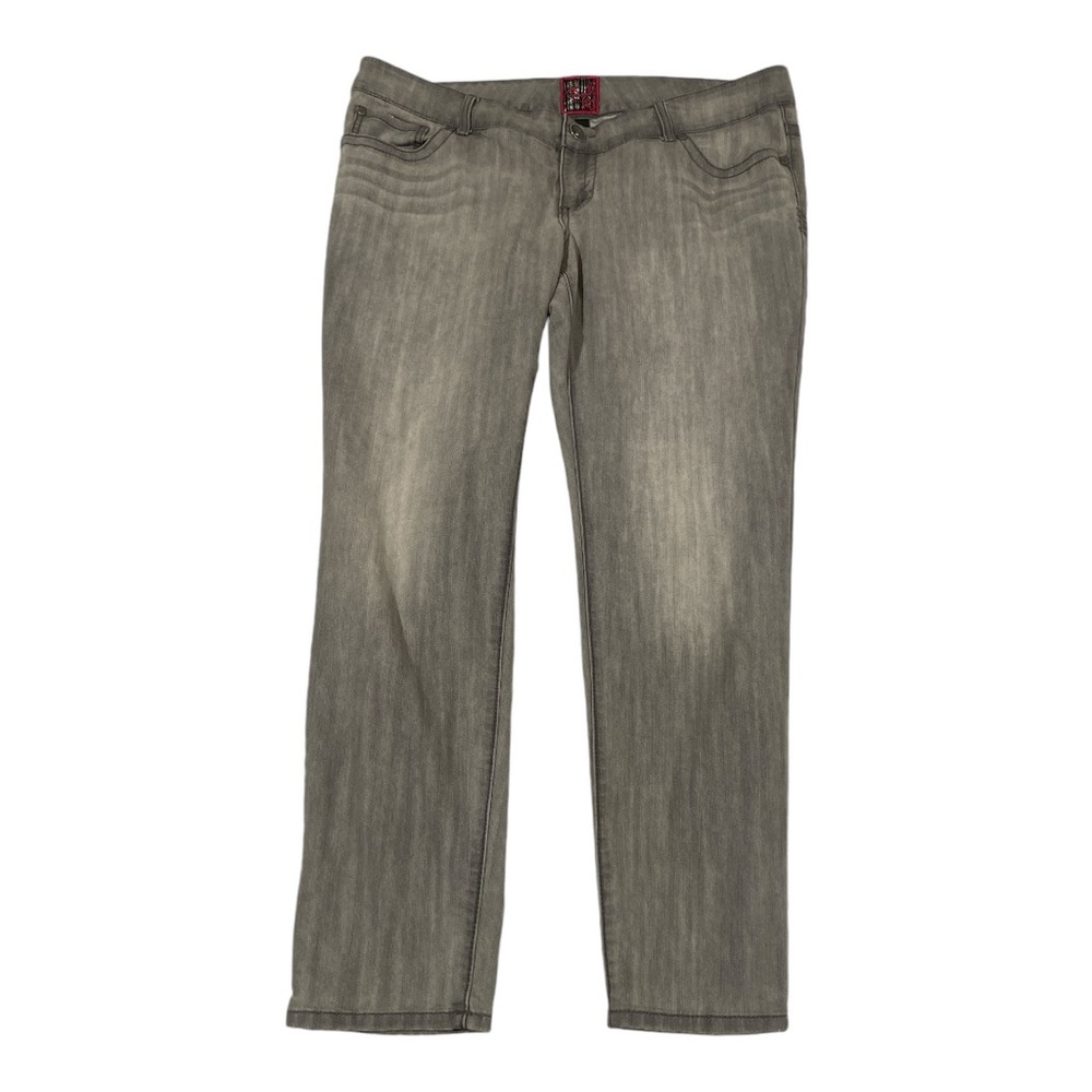 Torrid Gray Wash Denim Lightly Distressed Size 18s J4